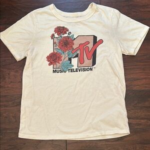 MTV Cream Graphic Tee